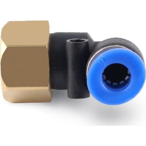 PLF Pneumatic Fast Connector L-Type Internal Thread PLF Bend Head 6-01 8-02 Air Pipe Plug Joint 3 Points 4 Points