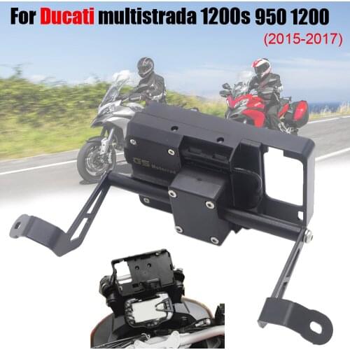 Fit For DUCATI MULTISTRADA 950 15-17 MULTISTRADA 1200 1200S 1200 ENDURO 15-17 Stand Holder Phone Mobile Phone GPS Plate Bracket