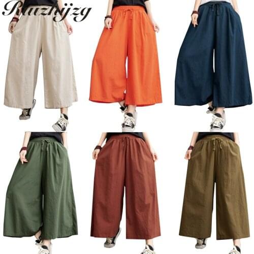Ruizhijzg Women's Wide Trousers