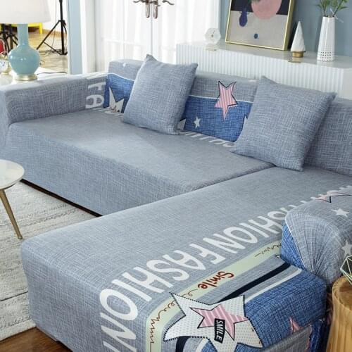 Stretch Plaid Sofa Slipcover Elastic Sofa Covers for Living Room Funda Sofa Chair Couch Cover Home Decor 1/2/3/4-Seater