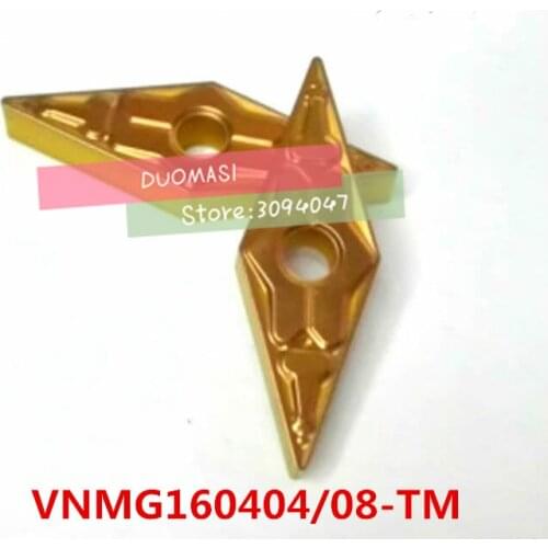 10pcs VNMG160404 TM / VNMG160408 TM carbide CNC inserts,lathe tool,apply to steel processing, insert MVJNR/MVVNN turning tool