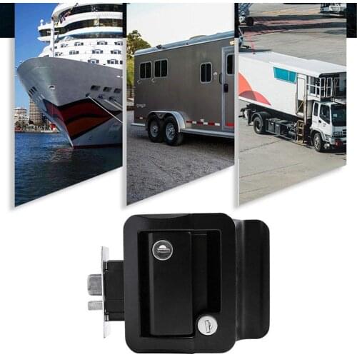 Inside And Outside Opening RV Panel Lock Transportation Equipment Paddle Type Door Lock Handle Lock RV3 Door Entry Lock Kno Z6U8