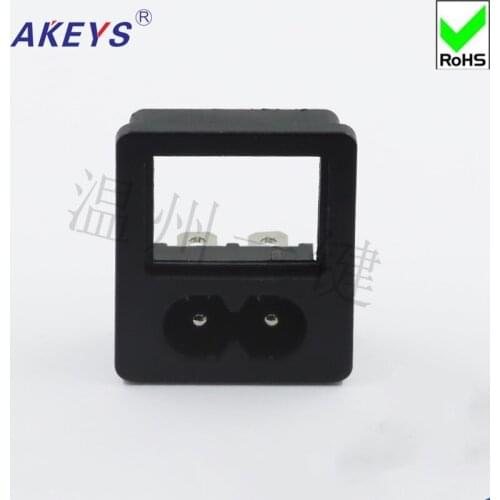 10 PCS DB-5AC Series two-core socket High quality Plum socket with Fuse double in one Power outlet