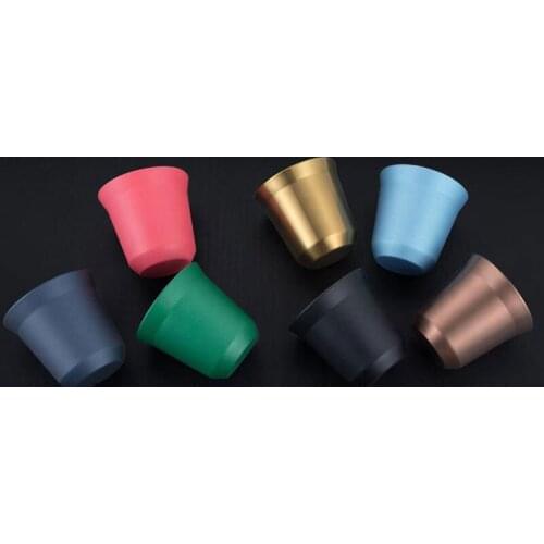 2pcs Espresso Mugs Stainless Steel Cups Insulated Coffee Mug Double Wall Cup