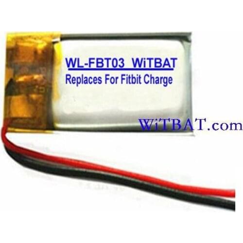 Battery for Fitbit Charge Smartwatch Smart Watch 3.7V Li-Po Lithium Polymer Rechargeable Accumulator Replacement LSSP281320AB