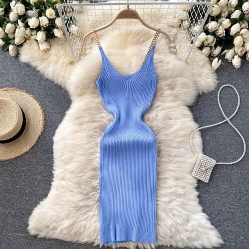 Amolapha Fashionable Knitted Dresses