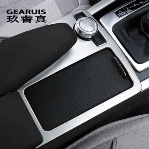 Car Styling interior Buttons panel Decoration Cover Sticker Trim For Mercedes Benz C class W204 2008-10 LHD RHD Auto Accessories