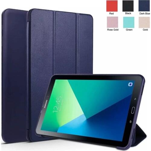 Tablet Case for Samsung Galaxy Tab A A6 10.1 2016 T585 T580 SM-T580 T580N Ultra Slim Folding Smart Cover Funda Cases+Stylus