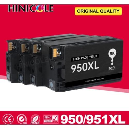 HINICOLE For HP 950XL 951XL For HP 950 951 Ink Cartridges For HP Officejet Pro 8100 8600 8610 8615 8620 8625 251dw 276dw