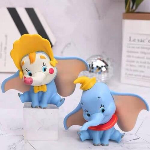 10cm Disney Dumbo Elephant Dumbo cartoon Anime Figure PVC Action Figure Toys for Children Birthday party Christmas Gifts