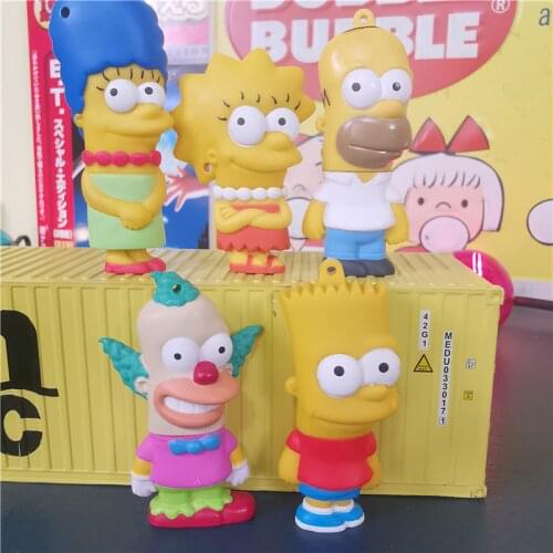 Anime The Simpsons Kawaii Mini Doll Action Figure 5-6cm Model Boy Girl Kids Toys Gift Collection Figurine