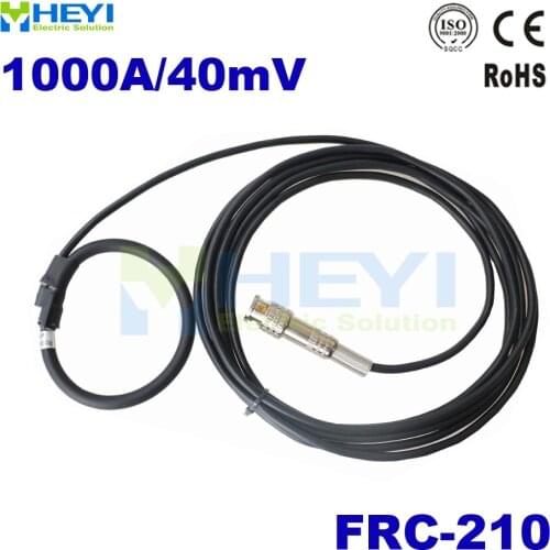 FRC-210 Input 1-1000A Output 40mV with BNC connector Inner diameter 60mm Flexible Rogowski Coil