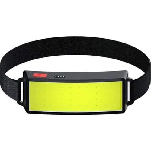 COB Headlight COB Head Light Lamp Rechargeable LED Head Light Lamp Flashlight for Head Adults Women Men