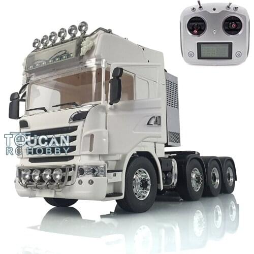 1/14 LESU Metal Sca 8*8 Chassis Rack Hercul R730 Cabin Tractor Truck Radio THZH0888-SMT3