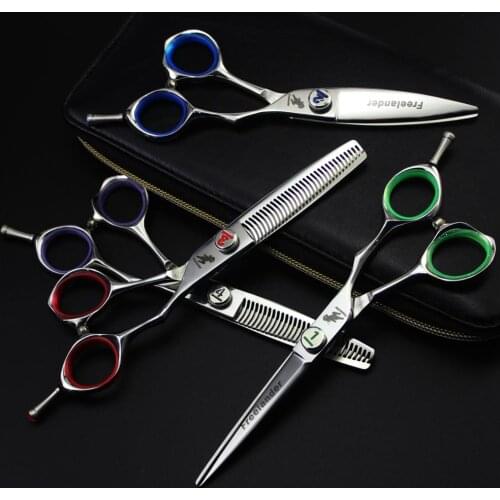 6" best professional hair scissors barber hair cutting kit hairdressing thinning scissors japanese hairdresser scissors coiffure