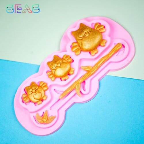 Owl Silicone Molds Jelly And Candy Mold Party Decoration Baking Tray Cake Decorating Tools Chocolate Fondant Mould