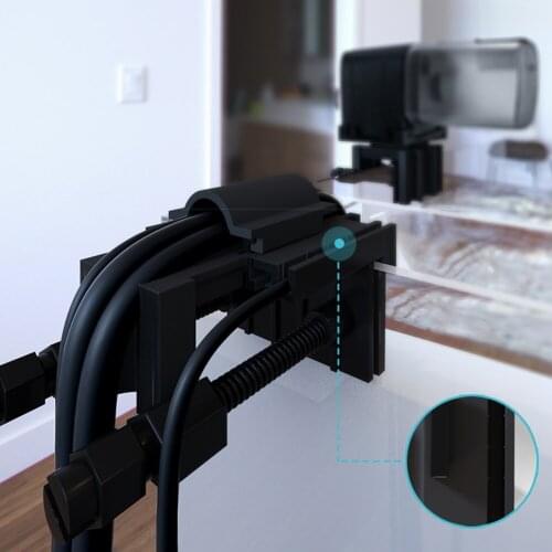 Aquarium Inflow Outflow Tube Fixture Fish Tank Fresh Water Pipe Fixing Tube Acrylic Water Change Pipe Bracket Holder Glass Clip