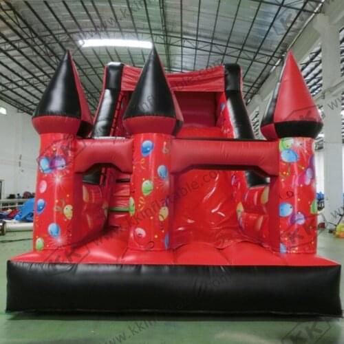 Balloon Theme Castle Inflatable Slide for Party Rentals