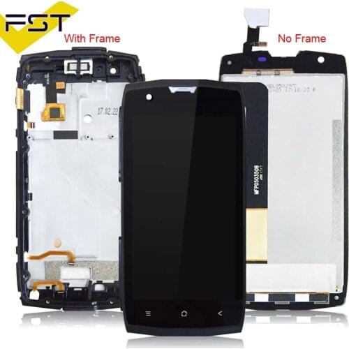 100% Tested Display Lcd with Touch Screen Digitizer For Archos Sense 50X Lcd With Frame Assembly Replacement Parts+Tools