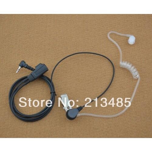 Uniden Radio 1-Pin (2.5mm Jack) Air-Tube Acoustic Headset Earpiece w/ PTT for Uniden GMR3699-2CK PMR845 GMRS480 FRS1400-2 TR620