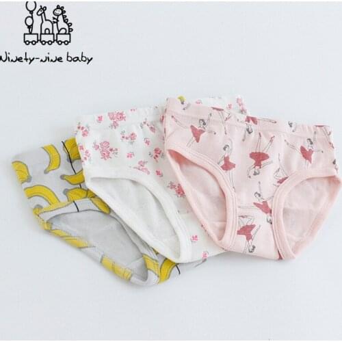 Children Cotton Underwear Girl Breathable & Comfortable Briefs High Quality Panties for Girls Lovely Cartoon Printing Underpants