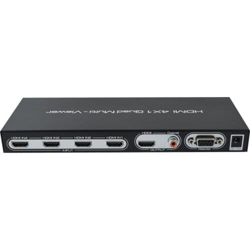 HDMI 4X1 Quad Multi-Viewer Quad Multi-viewer HDMI Quad Screen Real Time Multiviewer 1080p HD Display simultaneously
