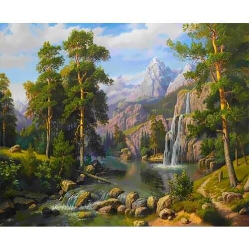 Paint By Numbers For Adults Children DIY HandPainted Oil Painting Landscape Picture Paint Home Decoration Custom Photo