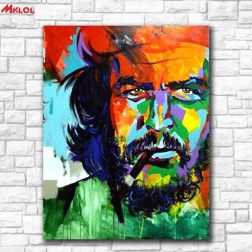 Fashion Comandante Che Guevara Canvas Painting For Living Room Home Decoration Oil Painting On Canvas Wall Painting Wall art