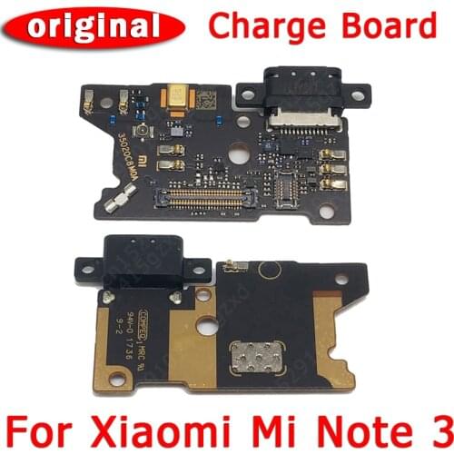 Original USB Charge Board PCB Dork Connector Flex Cable Replacement Spare Parts Charging Port For Xiaomi Mi Note 3