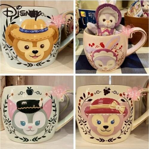 Disney fall Pastoral Daffy Sherry Mae Tony Star Delo Mug Home large capacity coffee mug heatproof milk mug gift mug