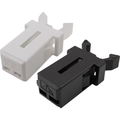10Pcs Black White PR-001 Small Door Lock Switch Lock For MS Air Conditioner Set Top Box TV EVD DVD Door Cover PR001