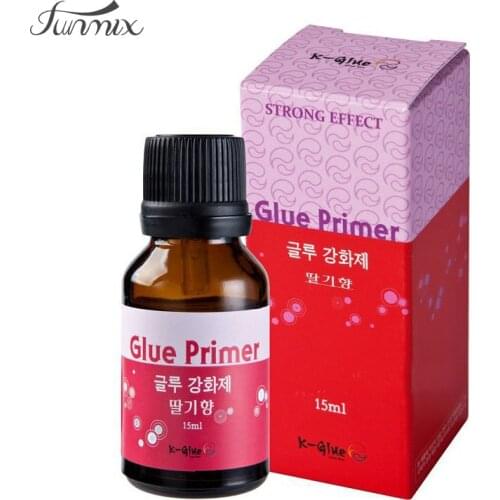 2017 Import Brand 15ml/bottle Eyelash Glue Primer For Individual Fake Eyelashes Extension Primer Application Strawberry Scent