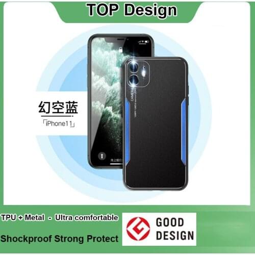 Heavy Duty Protection Doom armor Metal + Silicone phone Case for iPhone 11 Pro XS MAX SE 2 XR 6 6S 7 8 Plus X Shockproof Cover
