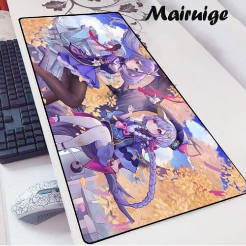 Mairuige Genshin Impact Best-selling Gamers Must-have Gaming Accessories Mouse Pad Large LED Mouse Pad Can Be Customized