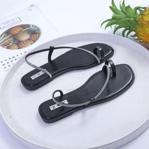 2021 Summer Flip Flops Platform Rhinestone Sandals Sale Of Womens Shoes Ankle Strap Large Size Suit Female Beige Strappy Heels