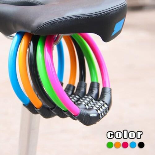 Bike Cable Lock Bicycle Combination Chain Lock Security Digital Lock Bicycle Accessories Candado Bicicleta Замок Для Велосипеда