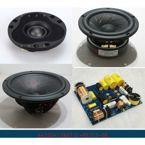 Junjunbao 66200 + 15m4531 + VIFA ne315 12 inch 3-way loudspeaker set