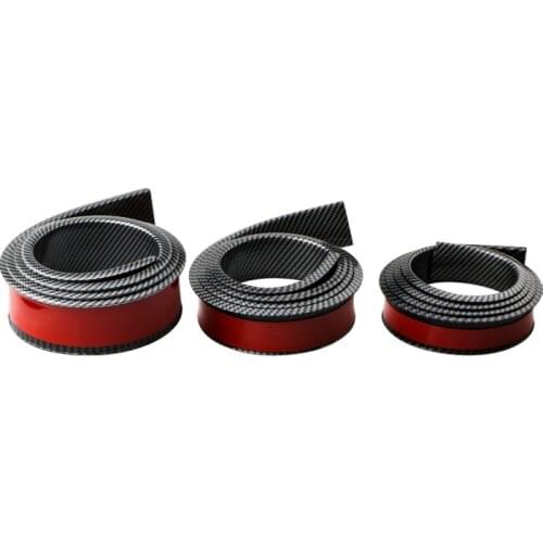 Car Wheel Eyebrow Anti-collision Scratch Strip Automotive General Carbon Fiber Mudguard Rubber For Carola Mondeo Camry Accord