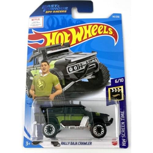 2021-146 Hot Wheels Cars RALLY BAJA CRAWLER Fast & Furious 1/64 Metal Diecast Model Collection Toy Vehicles