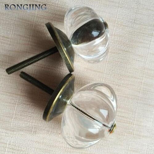 5pcs Clear Acrylic Kitchen Cabinet Drawer Knobs Cupboard Dresser Handle Kitchen Drawer Knobs Closet Handle Woden Shoes Box Pulls