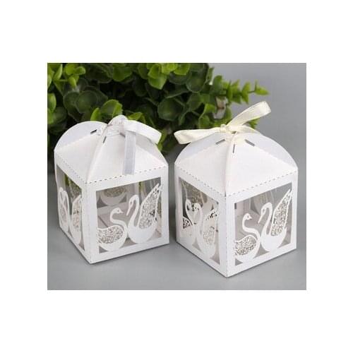 500Pcs Party Wedding Hollow Carriage Baby Shower Favors Gifts Candy Boxes Free Shipping