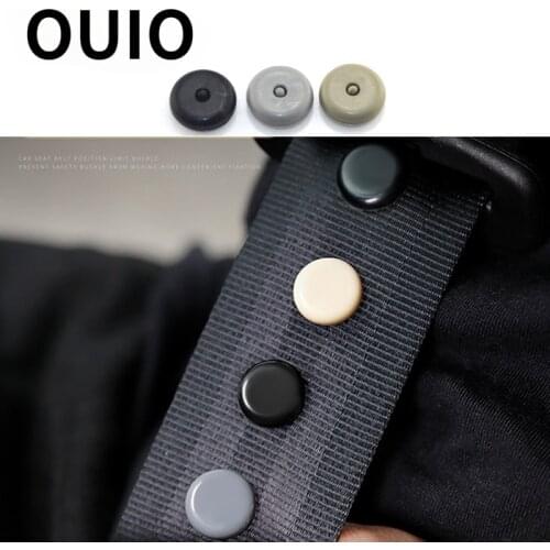 6sets Car Safety Seat Belt Spacing Limit Buckle Clip Stop Button for Fiat 500 grande Nissan Qashqai J11 Juke X trail T32 T31