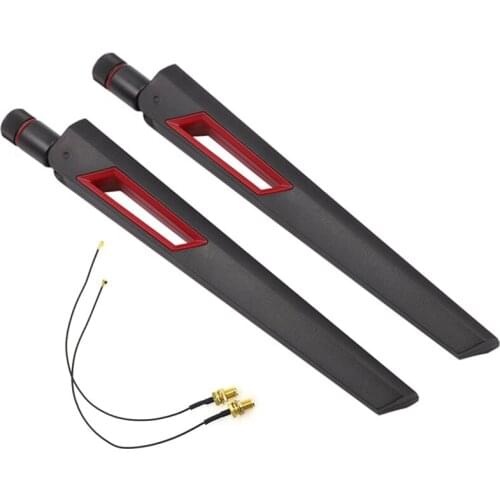 Hot 2.4G/5G WiFi Antenna SMA Internal Adapter for ASUS AC68U AC88U AC66U 8DBi Wireless LAN/Wi-Fi Router Adapter + Cable