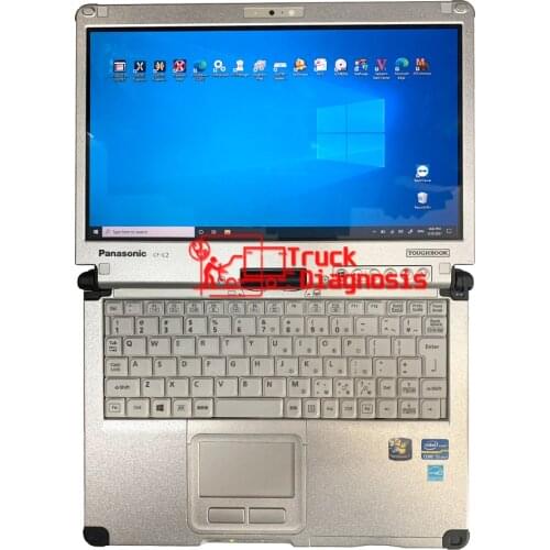 Diagnostic laptop Thoughbook CF-C2 CF C2 Support Car / Truck Diagnostic Software Heavy Duty Truck Diagnostic tool
