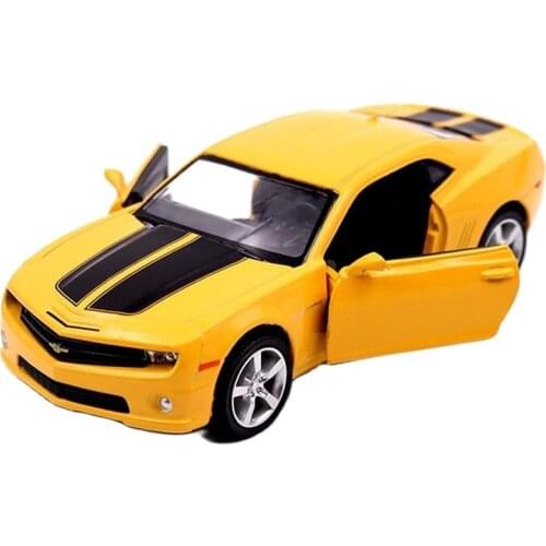 Chevorlet Kamaro 1/36 Alloy Vehicle Diecast Pull Back Car Model Goods Toys for Adults Collection Office Home Decoration