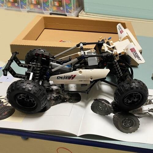 Creator Expert High-tech City 394 pcs PF Buggy 2 Formula Racing 488 GTE SUV RSR Moc Modular Bricks Model Building Blocks Toys