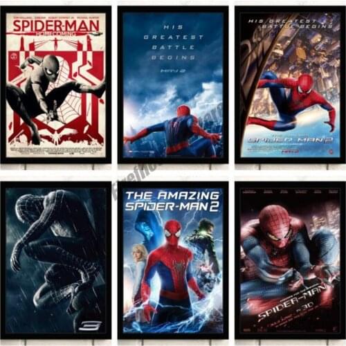 5D DIY Diamond Painting Marvel Hero Spider-Man Cross Stitch Kits Diamond Embroidery Full Square Picture of Mosaic Home Decor