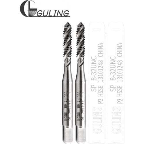 HSSE Sipral Flute tap UNC UNF UNS 3/16 5/16 1/4- 18 20 24 28 32 36 40 screw thread taps10-32 10-36 10-48 10-24 12-28 12-32 12-24