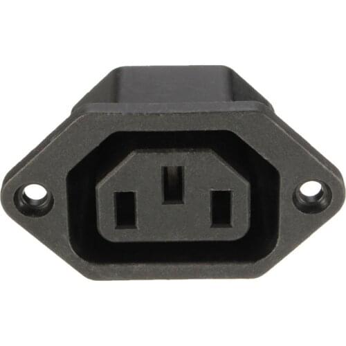 LBSC Excellway Chassis Female 15A/250V AC IEC C13 C14 Inline Socket Plug Adapter Mains Power Connector