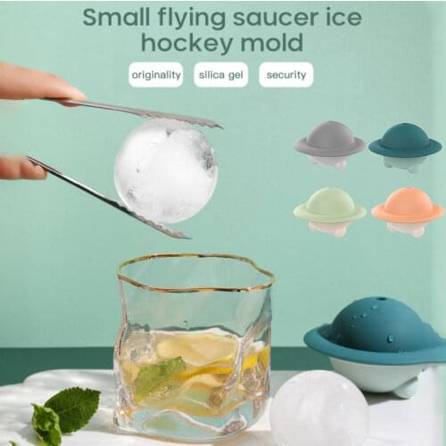 Silicone Single Round IceCube Maker Mold Ice Hockey Ice Box Large Ice Tray Kitchen DIY Model Mould Ice Cream Mold Tools